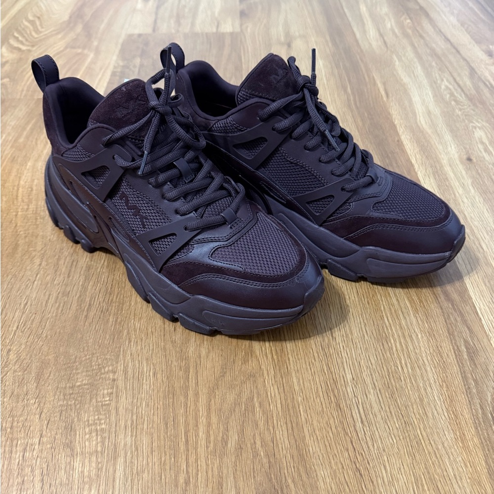 NEW Michael Kors men’s Nick Trainer sneakers color Shiraz size 9